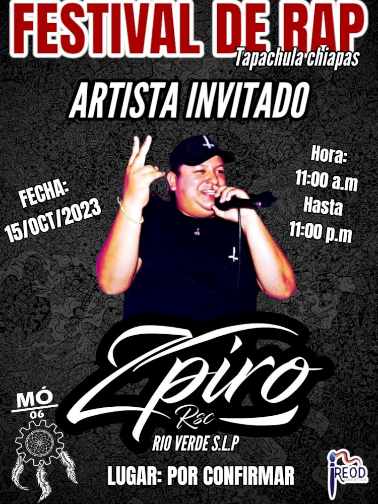Zpiro Rsc se presentará en el Festival de Rap Nomadas Crew