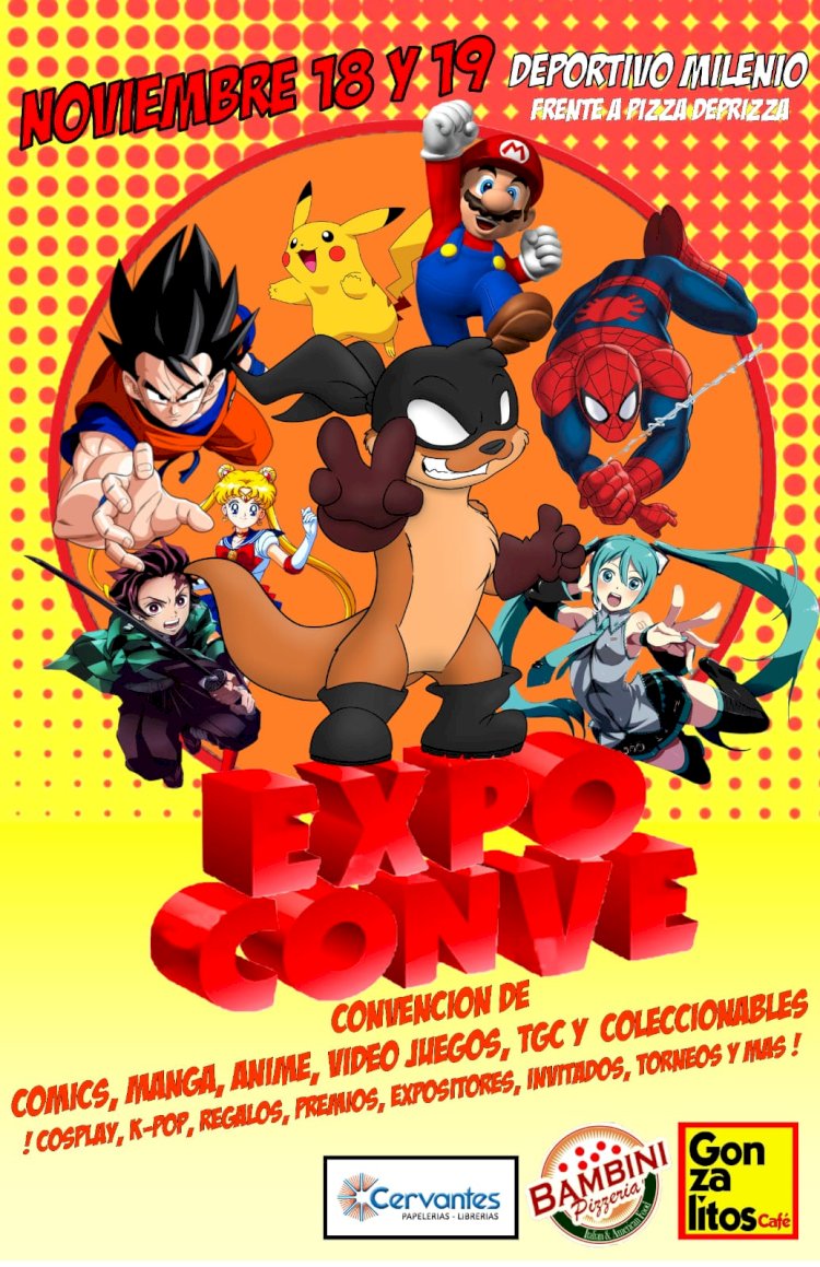EXPO CONVE 2023 LLEGA A CD. VALLES CON LO MEJOR DE COMICS Y ANIME