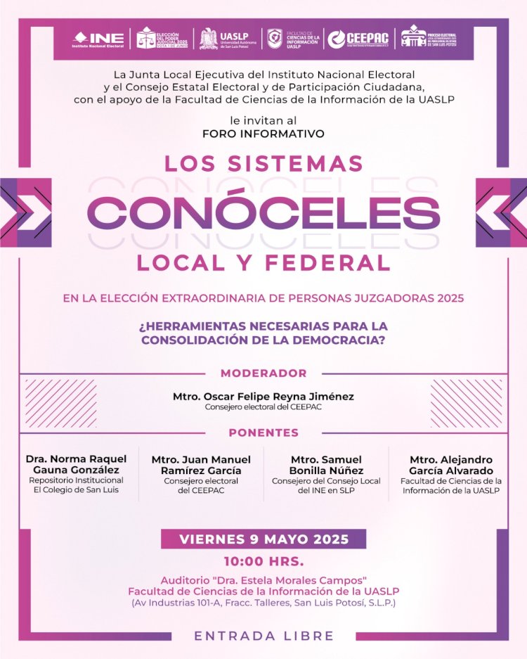 Conoce los Sistemas Local y Federal en la Elección Extraordinaria de Personas Juzgadoras 2025